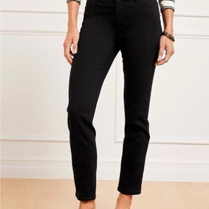 Talbots Flawless Slim Ankle Black Jeans